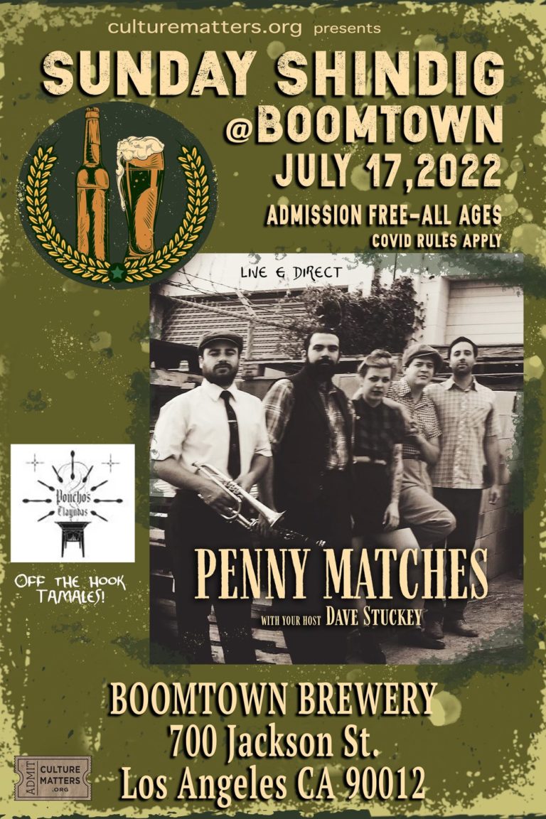 Penny Matches at Boomtown Brewery