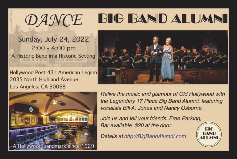 The Big Band Alumni at Historic Hollywood Post 43