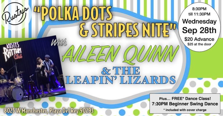 Aileen Quinn & The Leapin’ Lizards at Rusty’s Rhythm Club