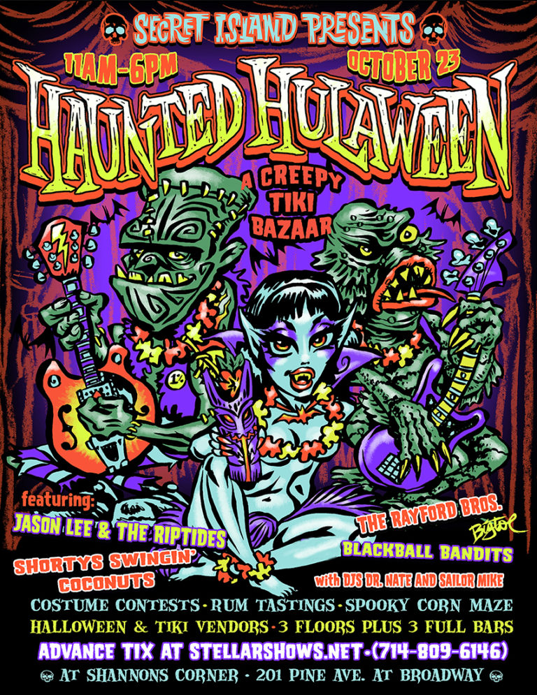 Haunted HulaWeen at Secret Island & At The Top