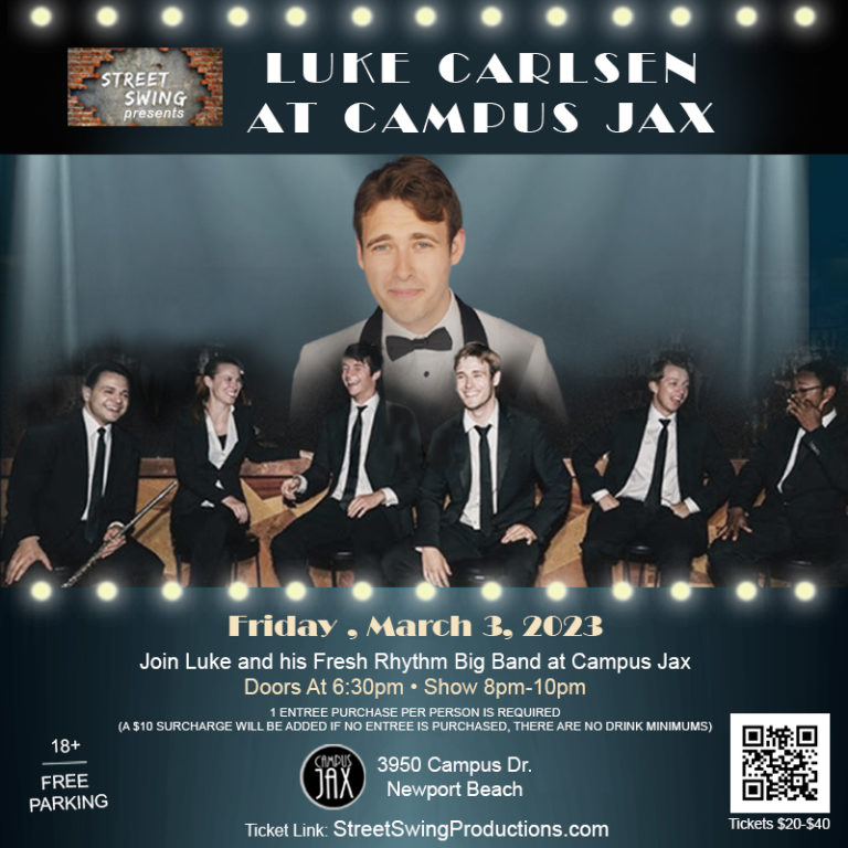 Luke Carlsen and The Fresh Rhythm Big Band is Back @ Jax!