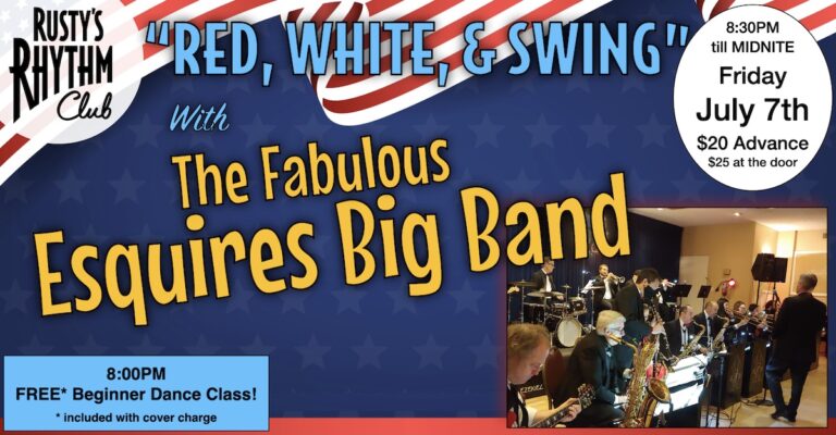 The Fabulous ESQUIRES BIG BAND at Rusty’s Rhythm Club