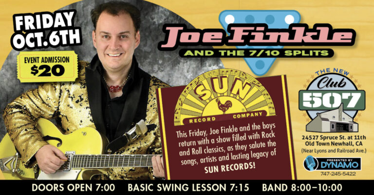 Joe Finkle & the 7/10 Splits Celebrate Sun Records