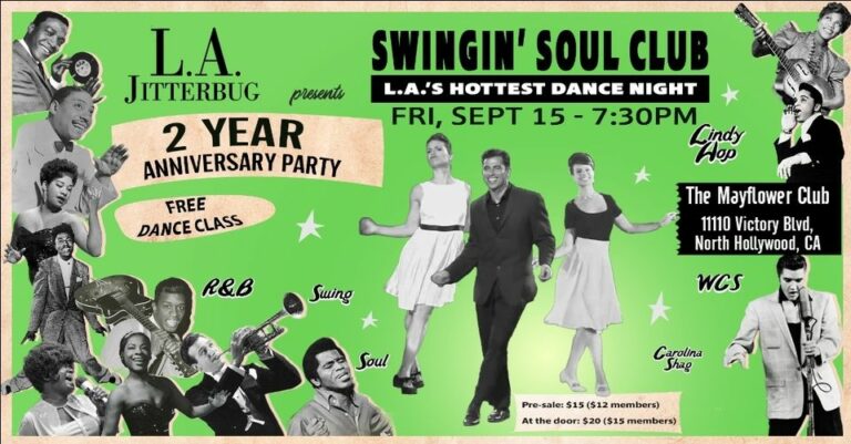 Swingin’ Soul Night – 2 Year Anniversary!