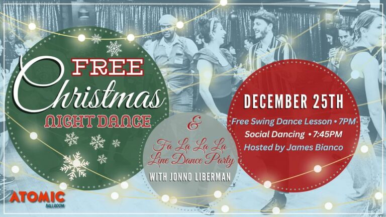 Atomic Ballroom Free Christmas Dance