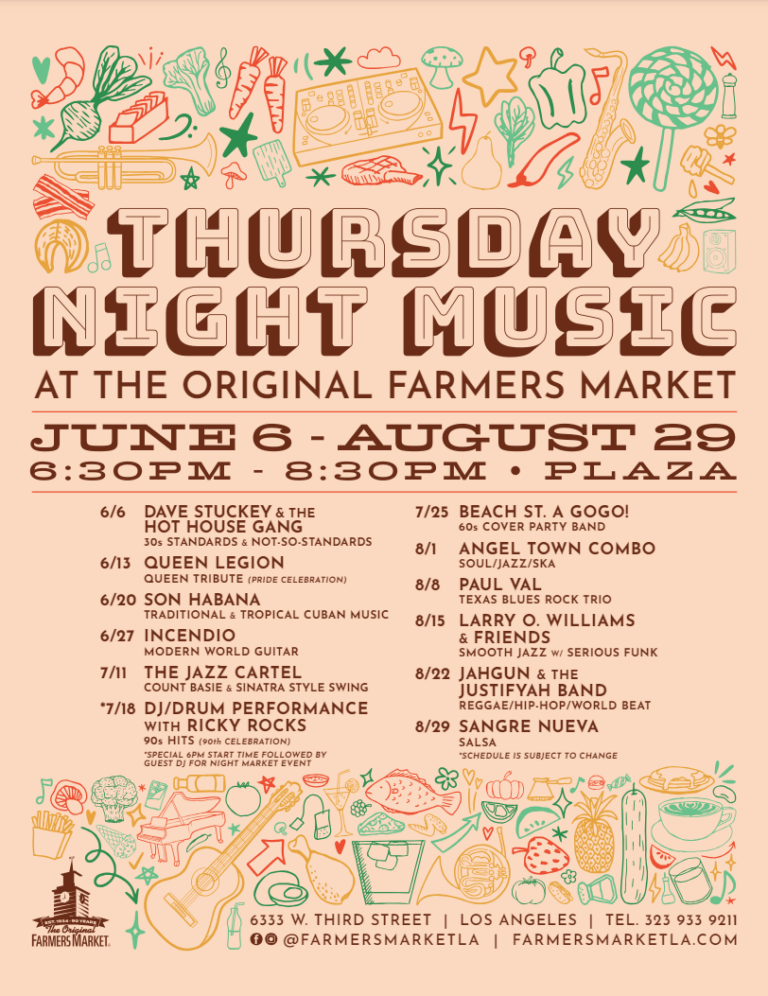 Thursday night music at the Farmers Market 2024