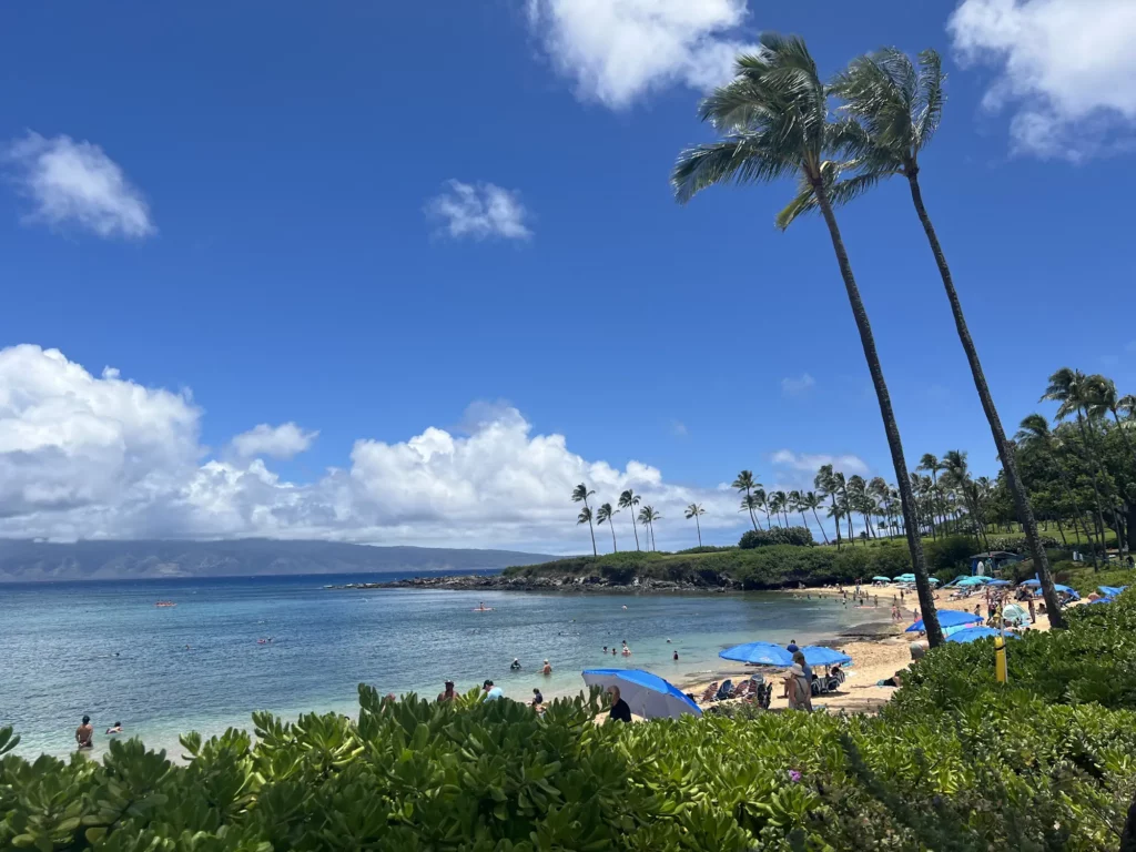 Kapalua Beach on Maiu, Hawaii