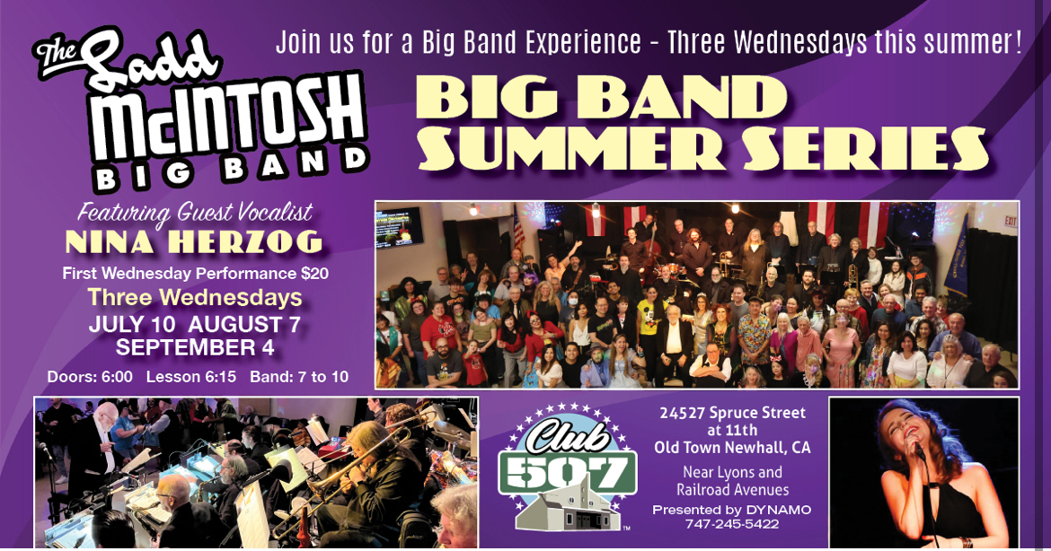 Ladd McIntosh Big Band Summer Series - SwingDance.LA