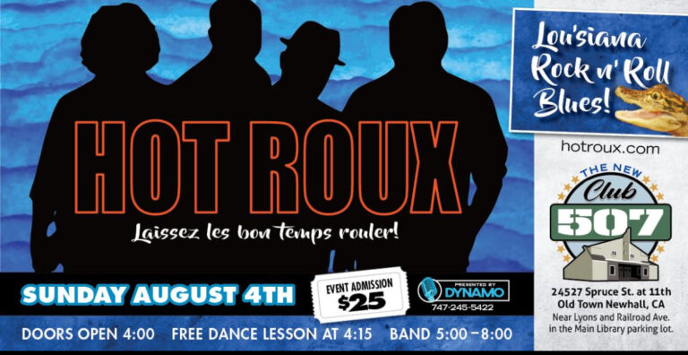 Hot Roux Louisiana Rock ‘n Roll Blues