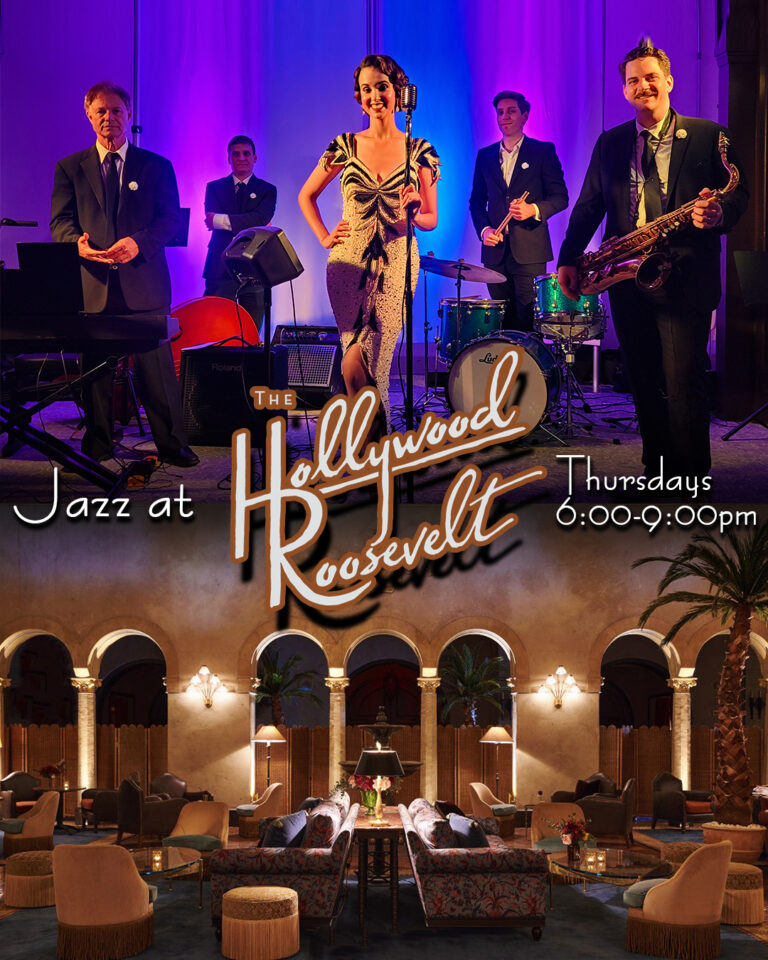 Ashley Anne and The Carnations at The Hollywood Roosevelt Hotel – FREE!