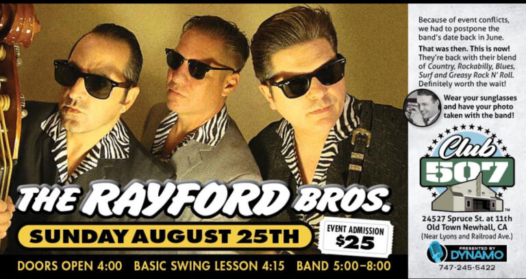 Rayford Bros Return with their Rockabilly / ‘50s Rock