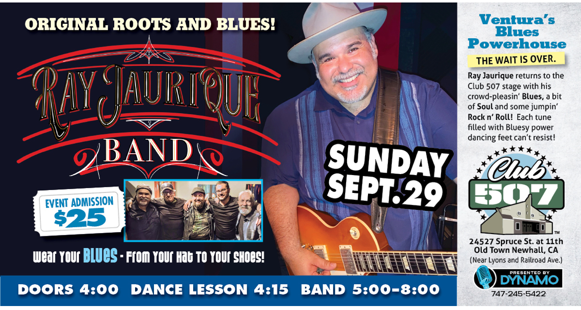 Ray Jarique Band Returns to Club 507