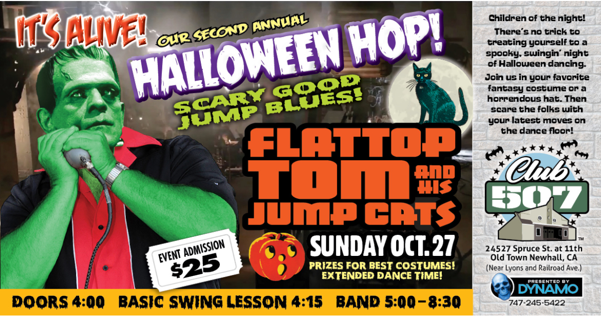 Second Halloween Hop with Flattop Tom & his Jump Cats