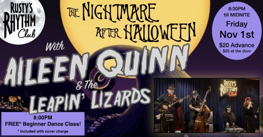 THE NIGHTMARE AFTER HALLOWEEN at Rusty’s Rhythm Club