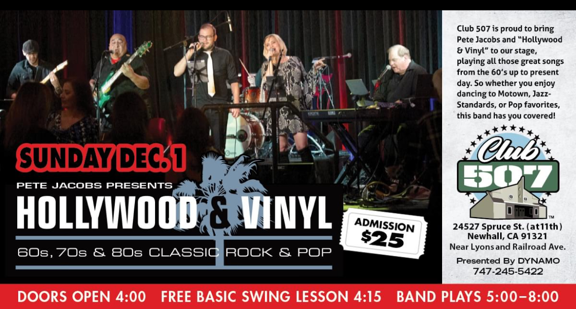 Hollywood & Vinyl, a ‘60s / ‘70s Rock Classics & Pop Band