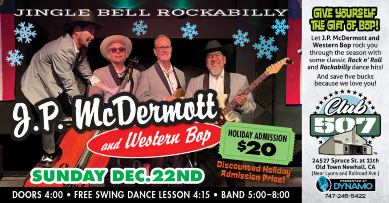 JP McDermott Western Bop Jingle Bell Rockabilly Dance