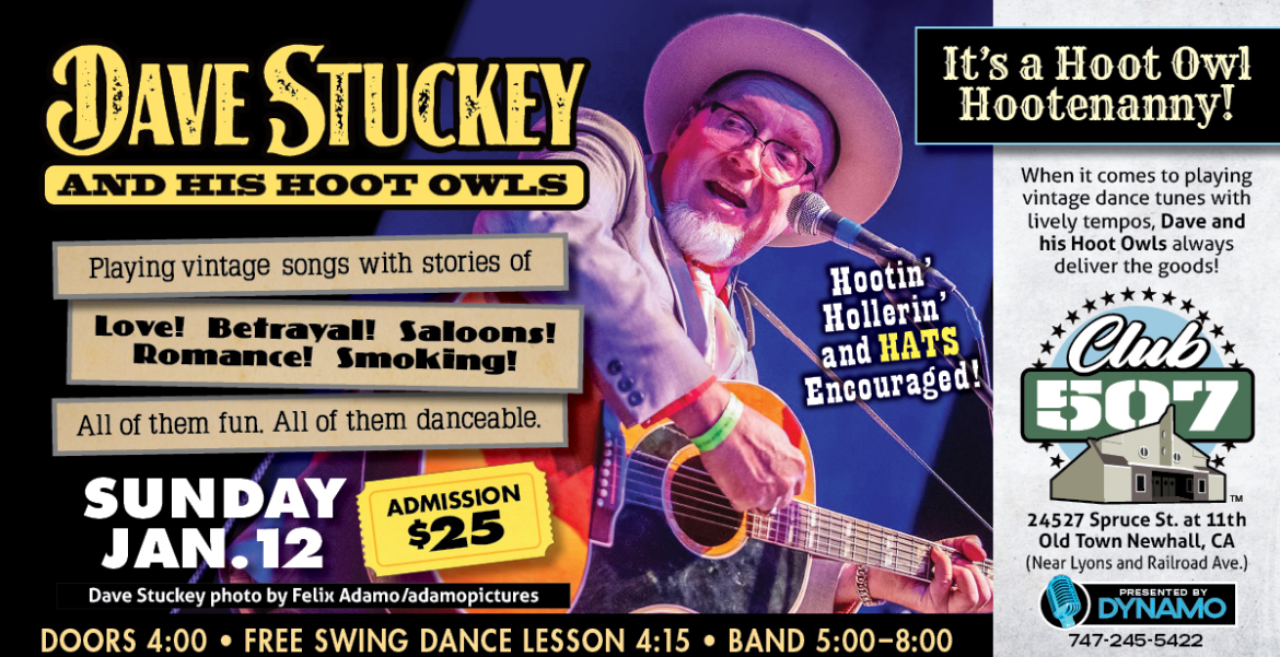 Dave Stuckey’s Hoot Owl Hootenanny – CANCELED