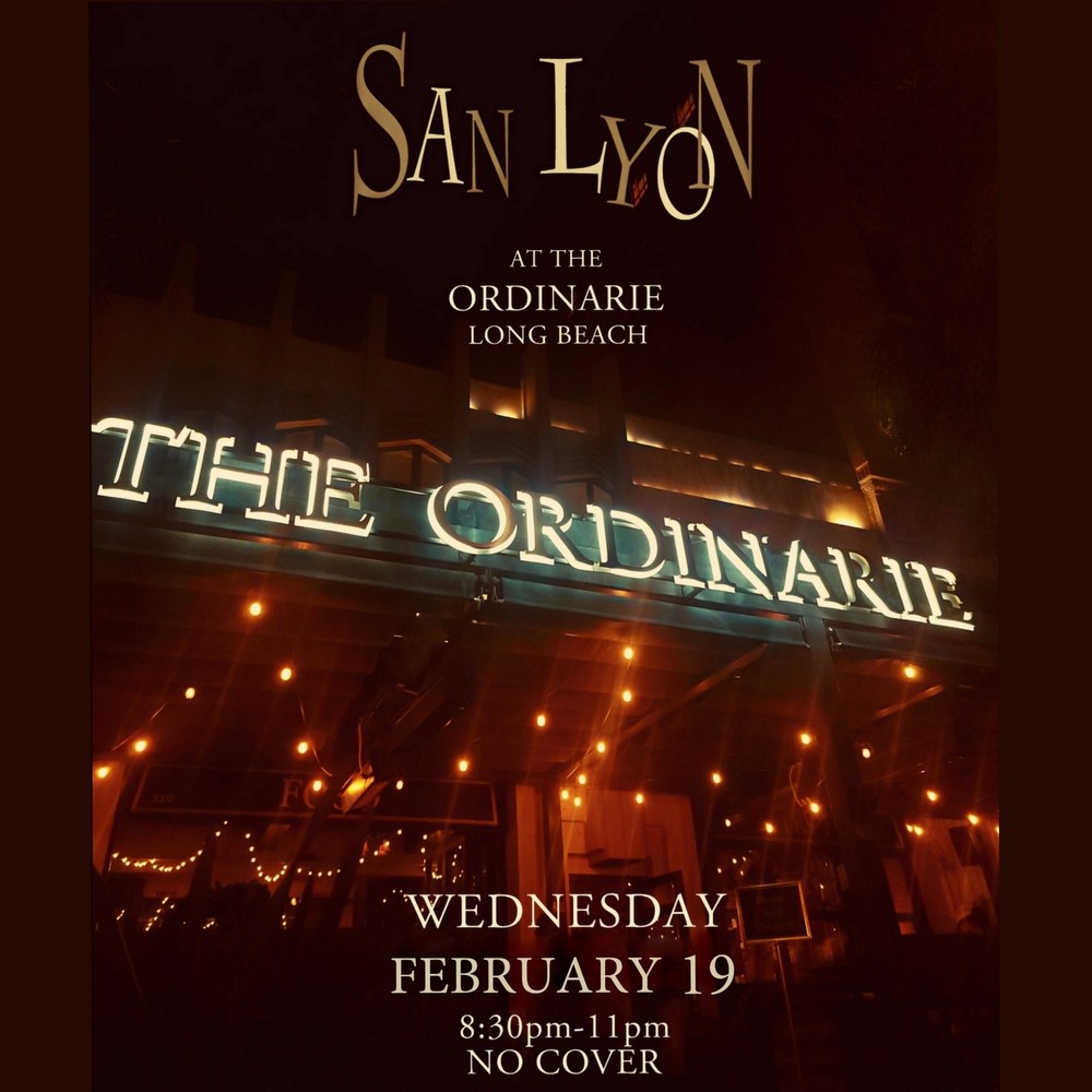 San Lyon at The Ordinarie Tavern