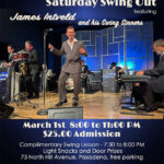 It’s JAMES INTVELD & HIS SWING SINNERS Back onstage – SATURDAY NIGHT, MARCH 1st, at PBDA!!