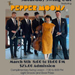 THE PEPPER MOONS in their PBDA debut on SATURDAY NIGHT, MARCH 8th!